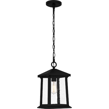 Quoizel Satterfield Outdoor Hanging 1 Light Matte Black SAT1909MBK